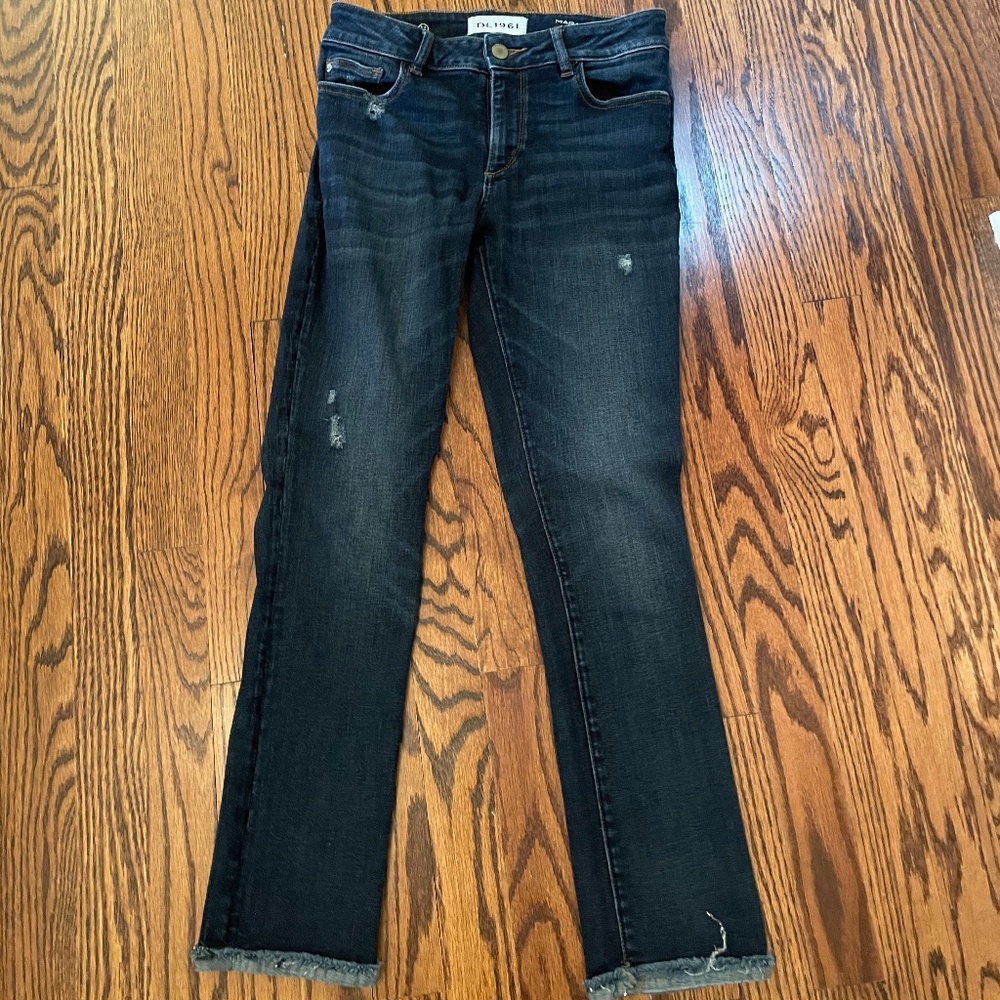 DL 1961 straight ankle jeans